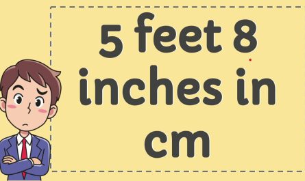 How Many Inches is 5′ 8"